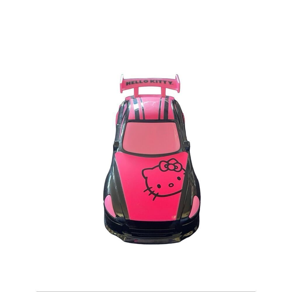 Sanrio Pink Black Hello Kitty Cool Racing Car